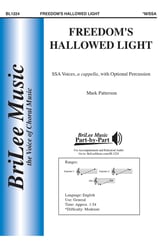 Freedom's Hallowed Light SSA choral sheet music cover